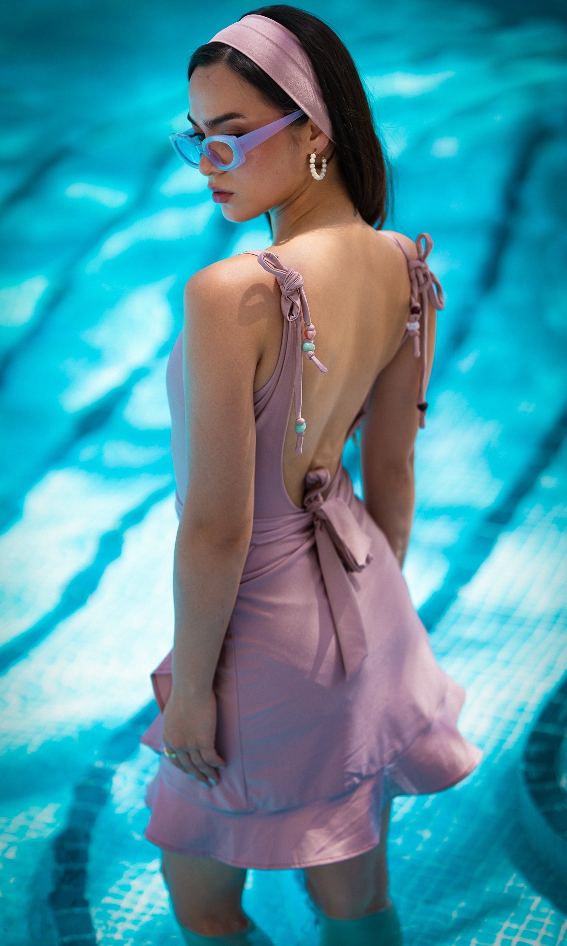 Rose Veil Shimmer - Loomaswim.com
