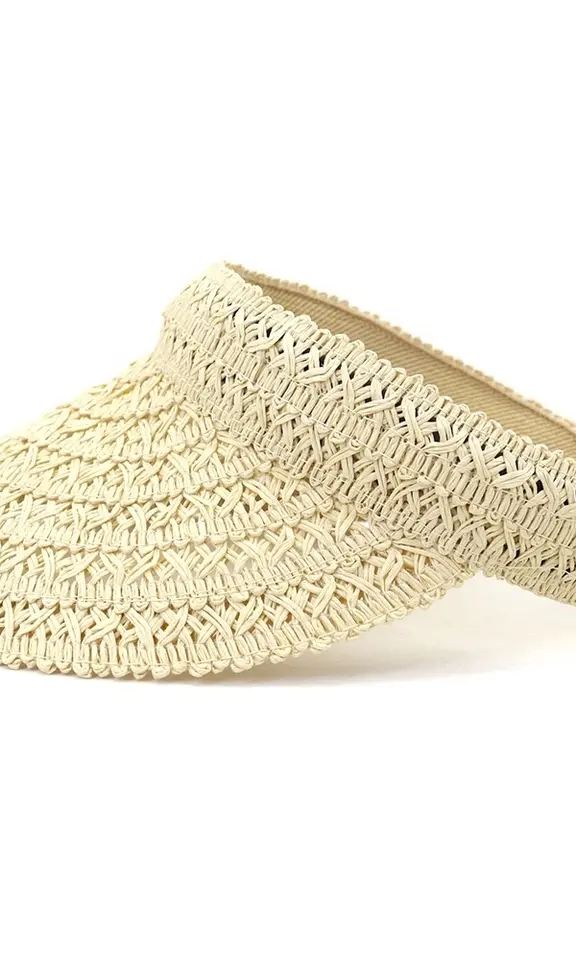 Hollow Out Top Straw Hat - Loomaswim.com
