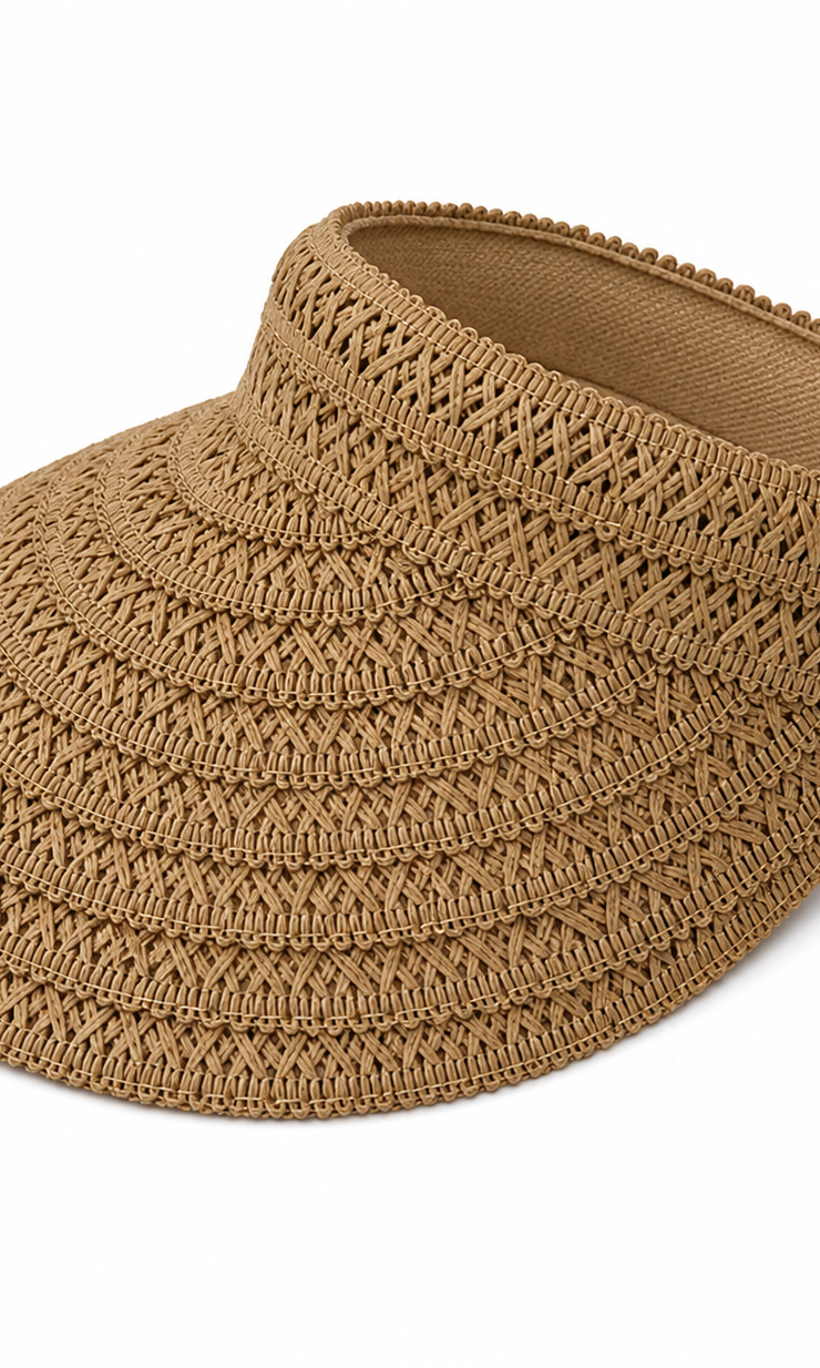 Hollow Out Top Straw Hat - Loomaswim.com