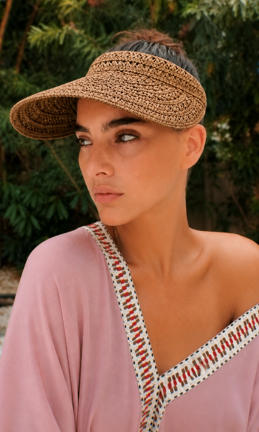 Hollow Out Top Straw Hat - Loomaswim.com