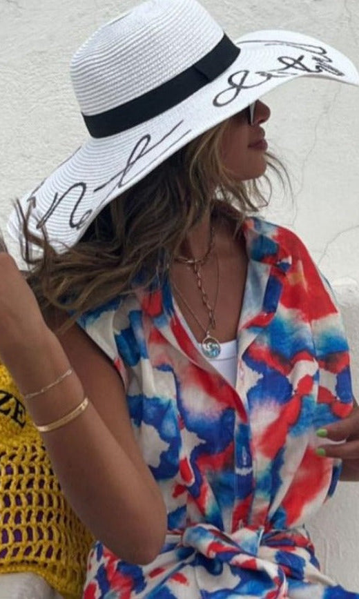 Do Not Disturb Straw Hat - Loomaswim.com