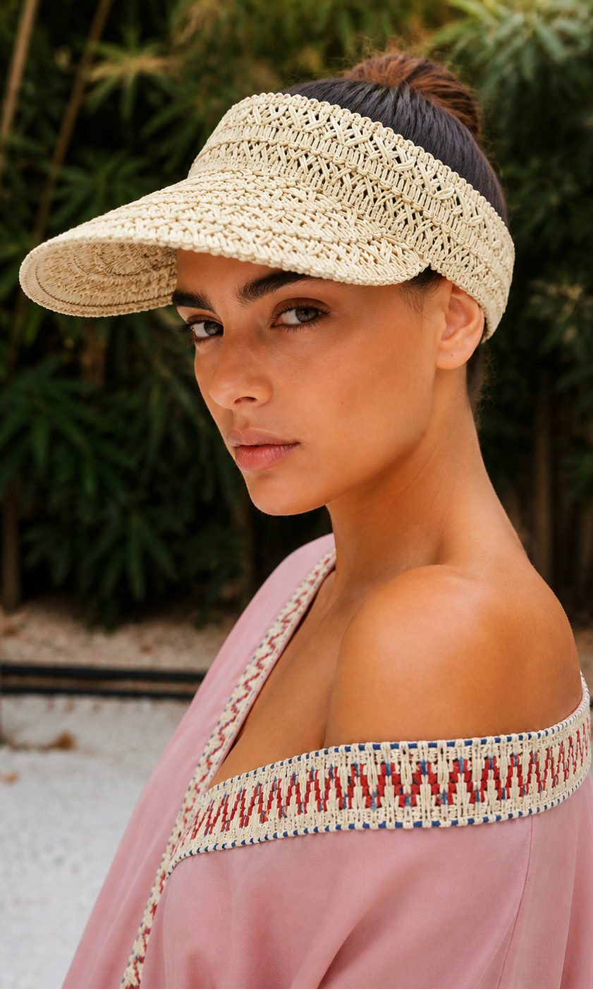 Hollow Out Top Straw Hat - Loomaswim.com
