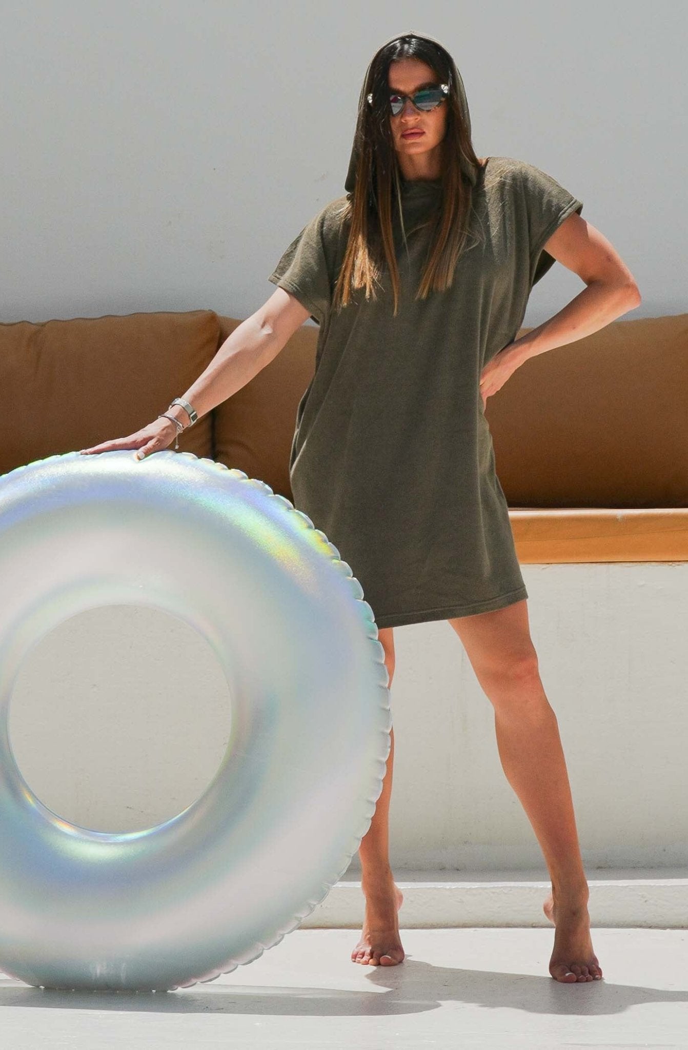 Olive Sands Hooded Terry Dress - Loomaswim.com