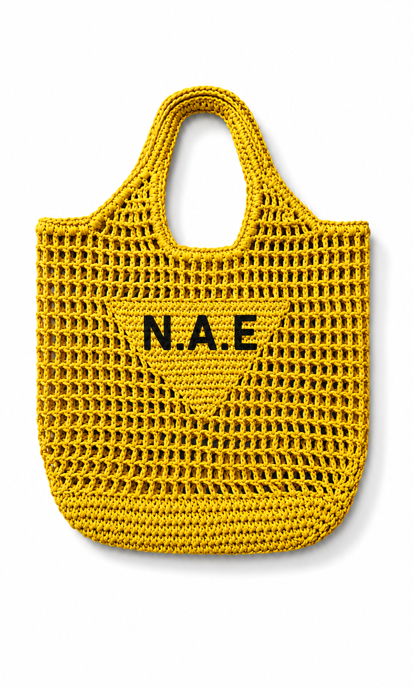Yellow Medium Tote Bag - Loomaswim.com