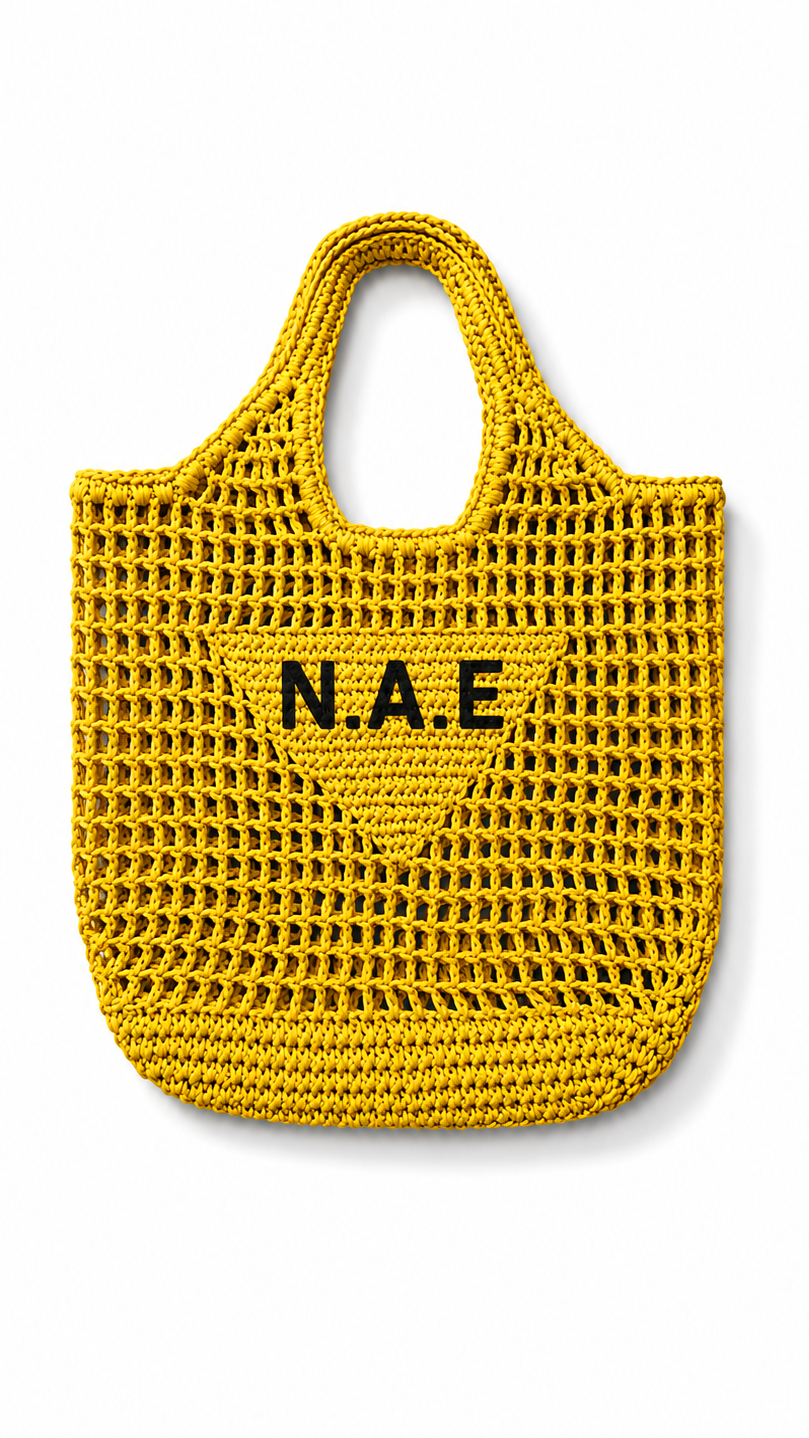 Yellow Medium Tote Bag - Loomaswim.com