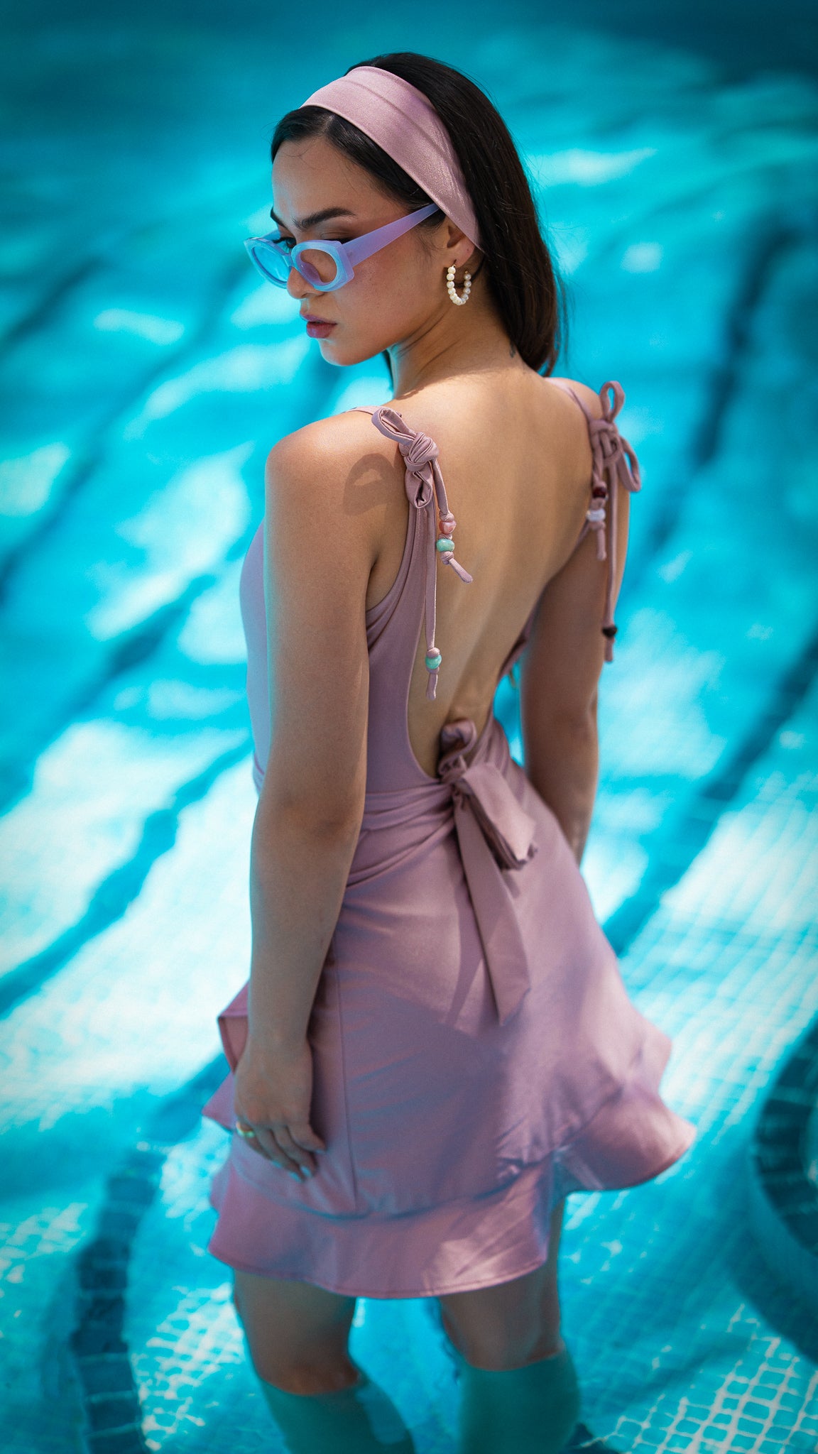 Rose Veil Shimmer - Loomaswim.com