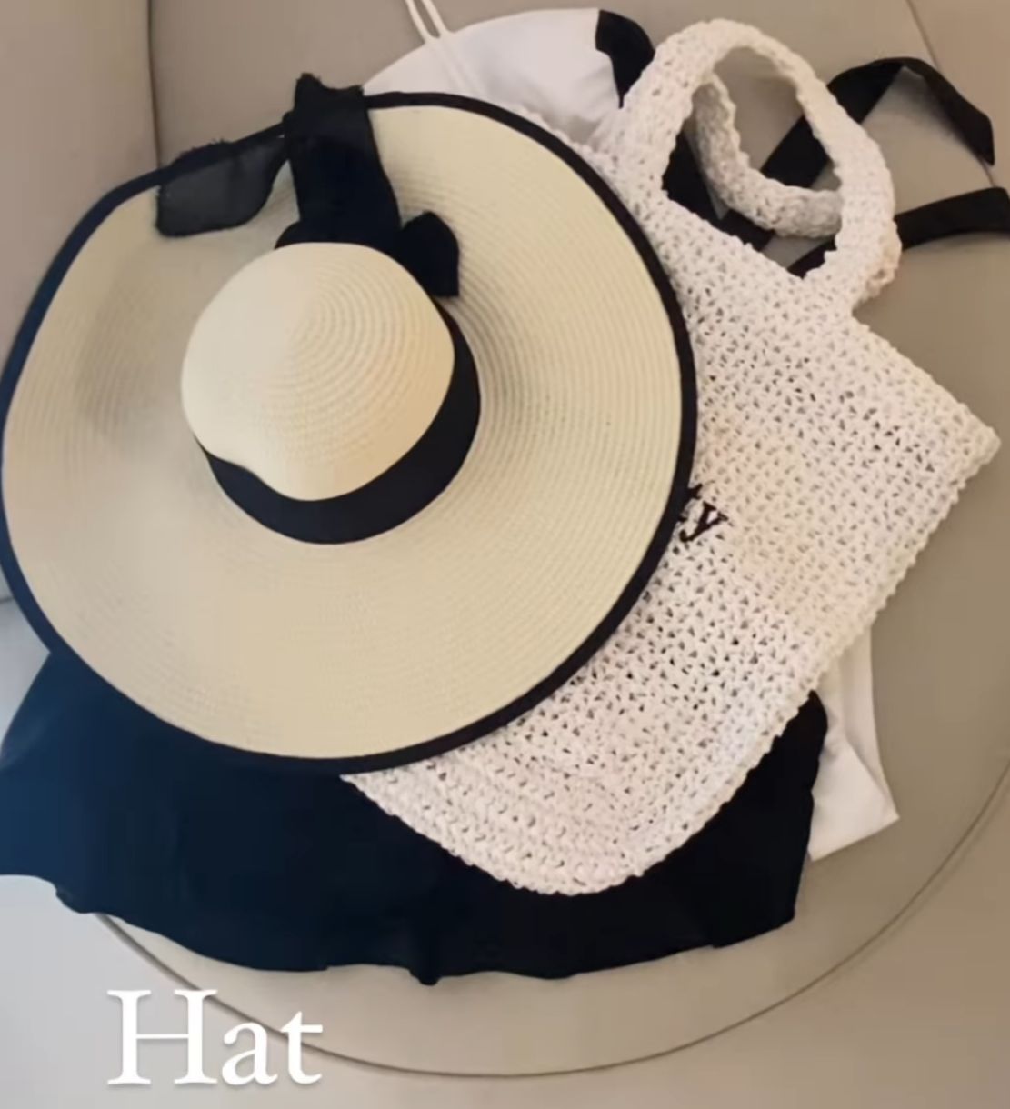 White Beach Straw Hat - Loomaswim.com