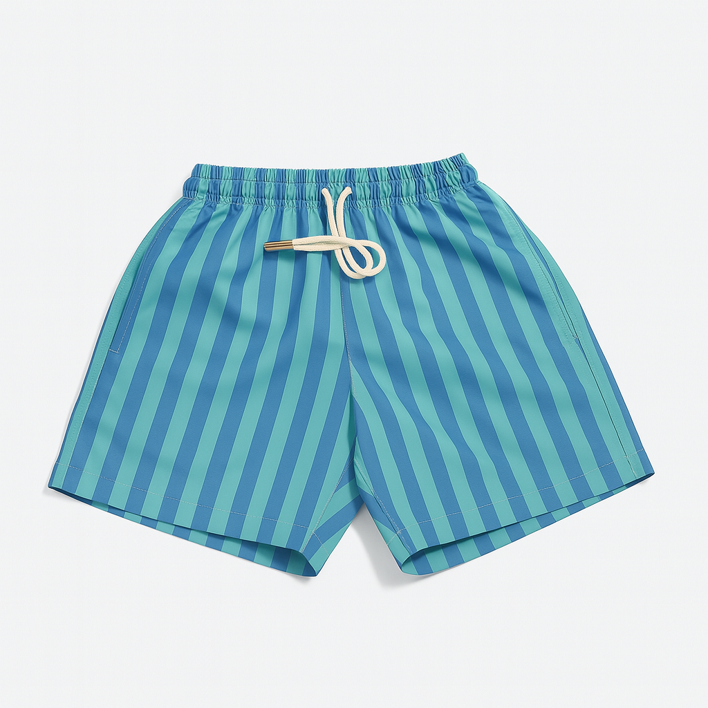 Ocean Stripe Swim Shorts – Men - Loomaswim.com