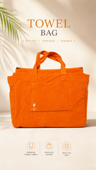 Orange Terry Resort Bag - Loomaswim.com