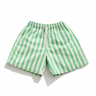 Green Shades Stripes Men Swim Shorts - Loomaswim.com